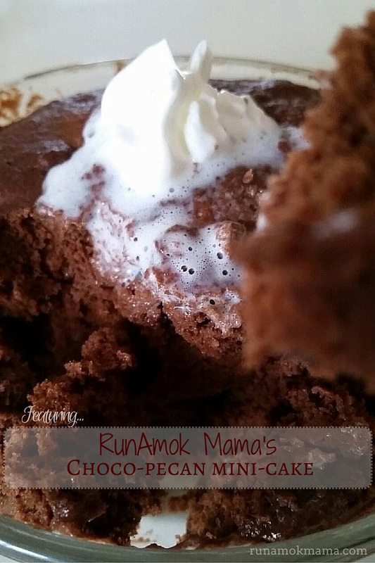 RunAmok Mama's Choco-Pecan Mini-Cake
