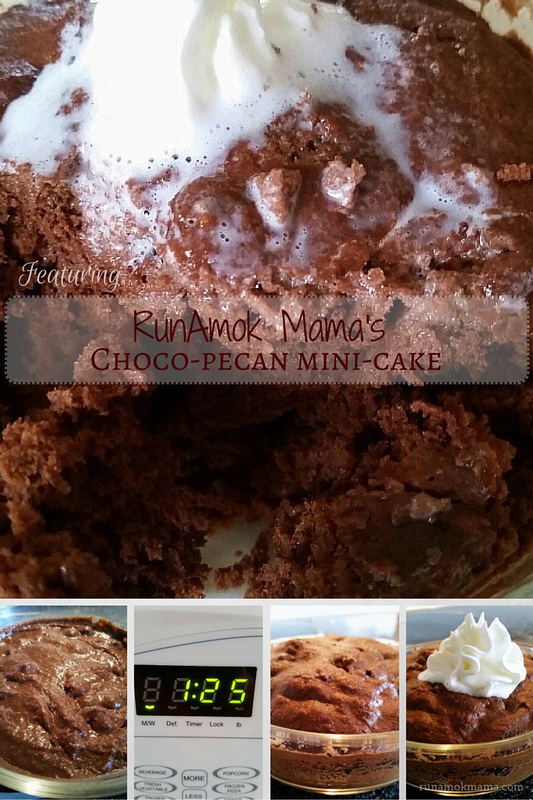RunAmok Mama's Choco-Pecan Mini-Cake